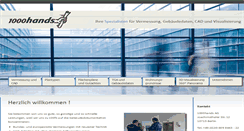 Desktop Screenshot of 1000hands.de